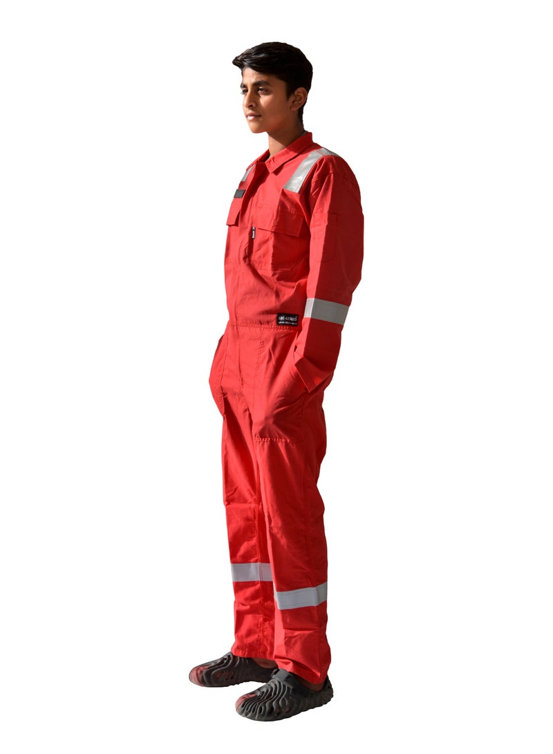 Safety Plus World Inherent Fire Retardant (IFR) Coverall 50% Modacrylic, 38% Cotton, 10% P-Aramid, 2% Antistatic for normal workwear with fire protection  - Image 1