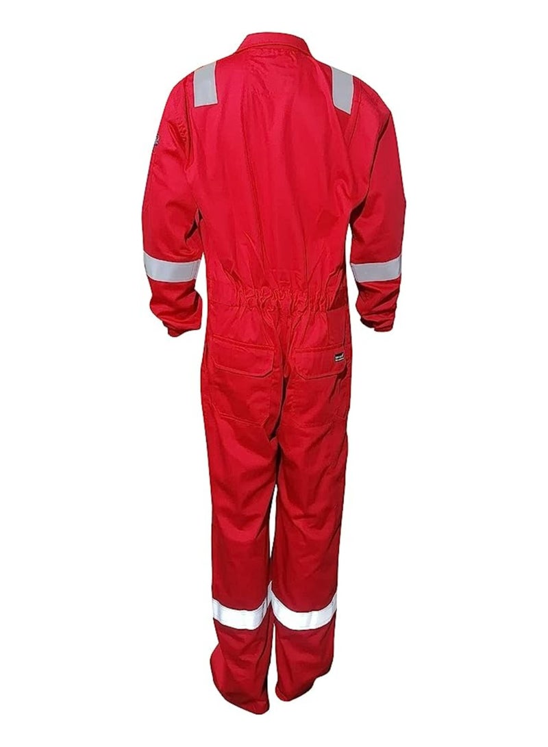Safety Plus World Inherent Fire Retardant (IFR) Coverall 50% Modacrylic, 38% Cotton, 10% P-Aramid, 2% Antistatic for normal workwear with fire protection  - Image 3