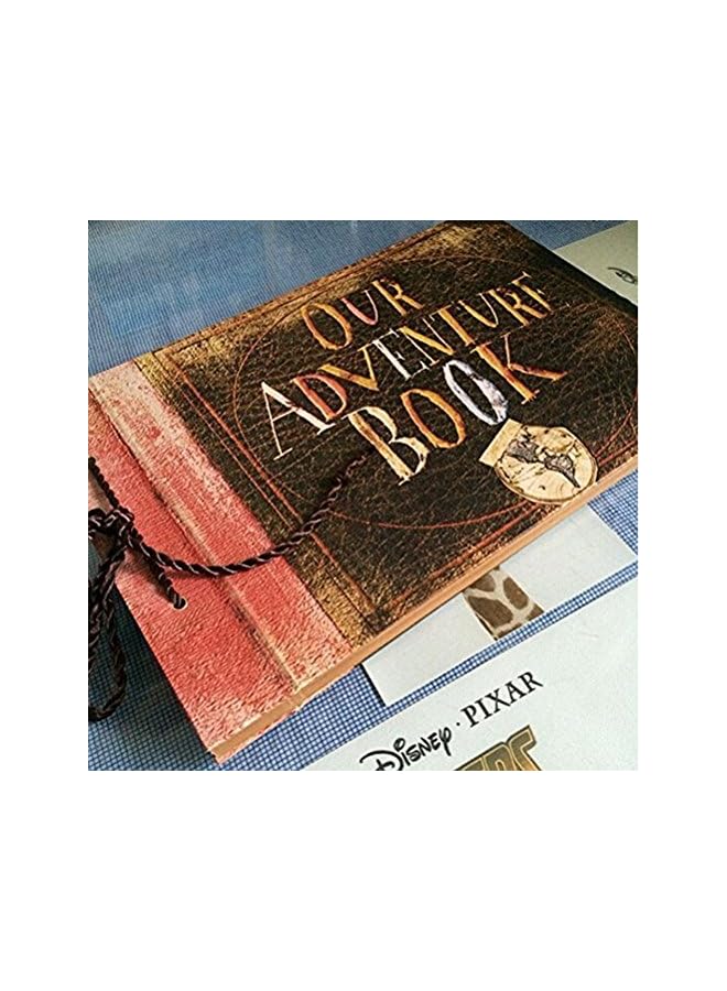 The Bros Our Adventure Book Pixar Up Handmade Diy Family Scrapbook Photo Album Expandable 11.6x7.5 Inches 80 Pages - Image 4