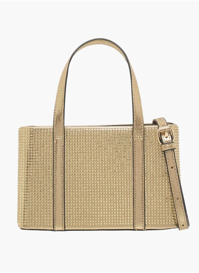 سيليست Women Embellished Tote Bag with Detachable Strap