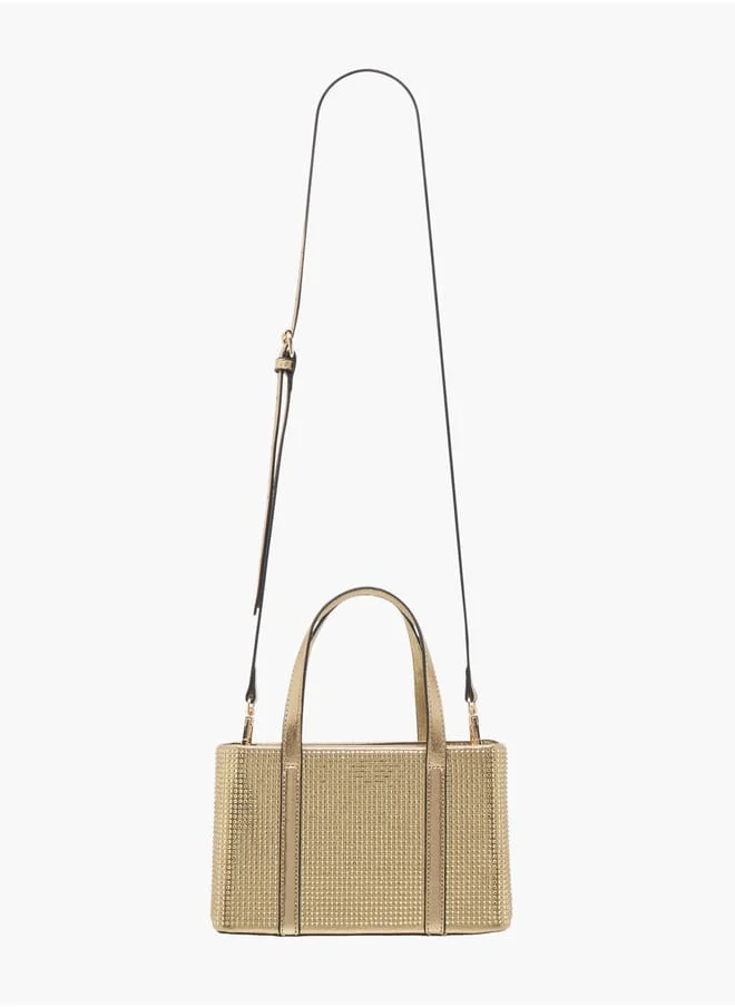 سيليست Women Embellished Tote Bag with Detachable Strap