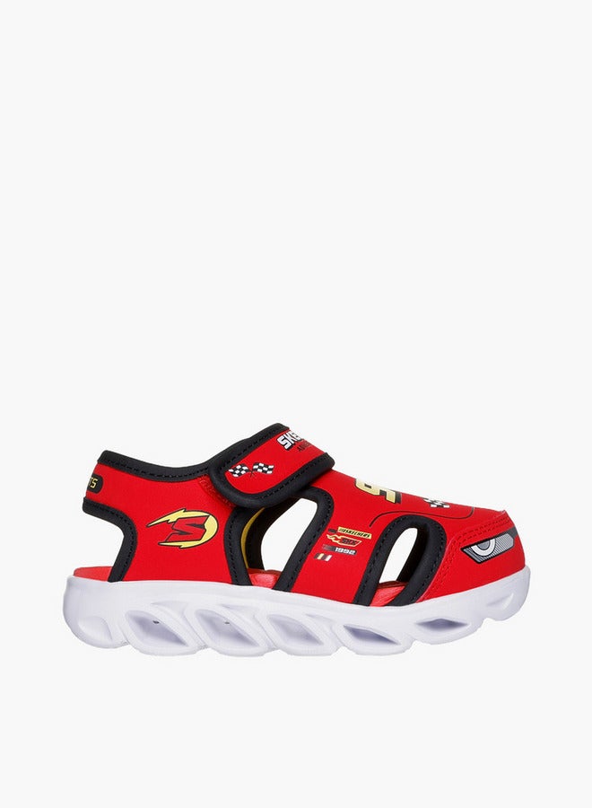 SKECHERS صنادل هيبنو-سبلاش مع إغلاق بخطاف وحلقة - 400612N-Rdbk-Cp - Image 3