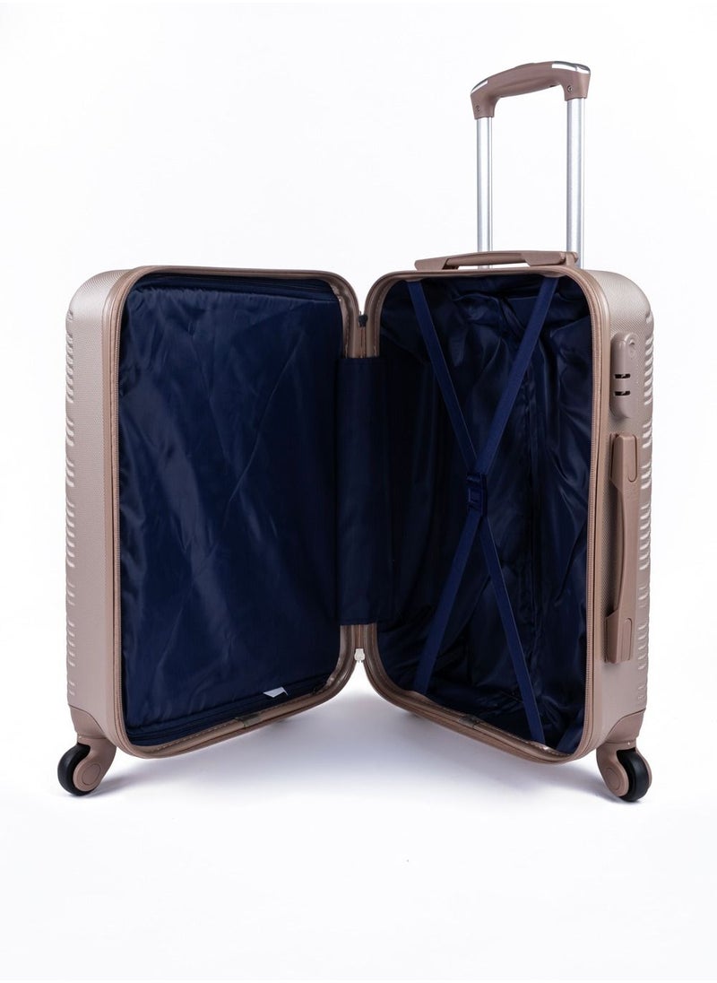 LIMRA - Hardside 5 Piece Luggage Trolley Set Gold - Image 1