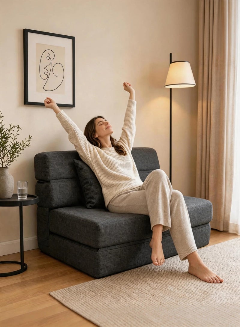 TELANPU Multifunctional Sofa Bed: With 3 Modes Folding, Stylish Design, Space-Saving, Premium Comfort, and Smart Packaging. - Image 4