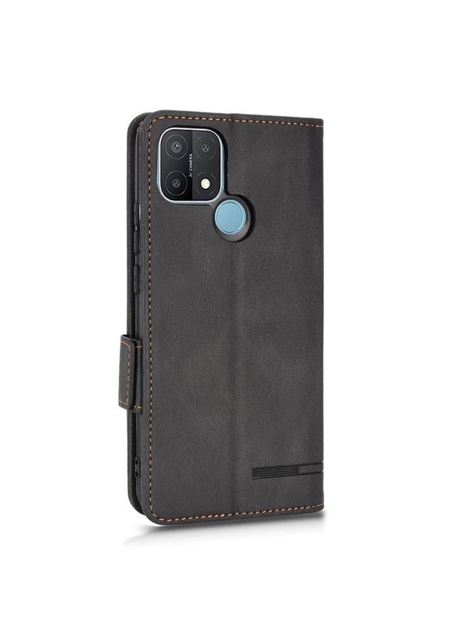 S-TOP Case For OPPO A55s 5G Magnetic Clasp Flip Leather Phone Case - Image 3