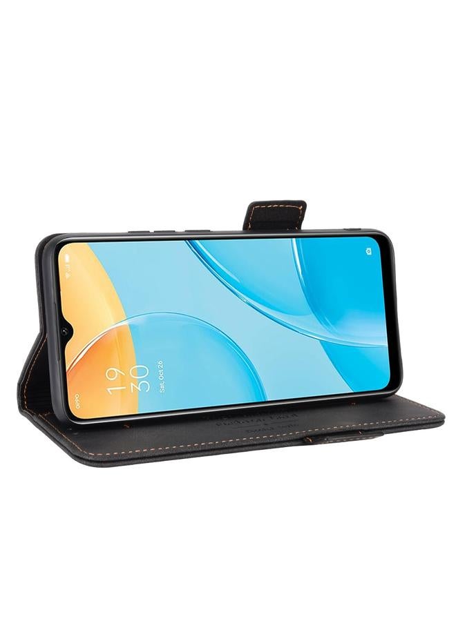 S-TOP Case For OPPO A55s 5G Magnetic Clasp Flip Leather Phone Case - Image 5