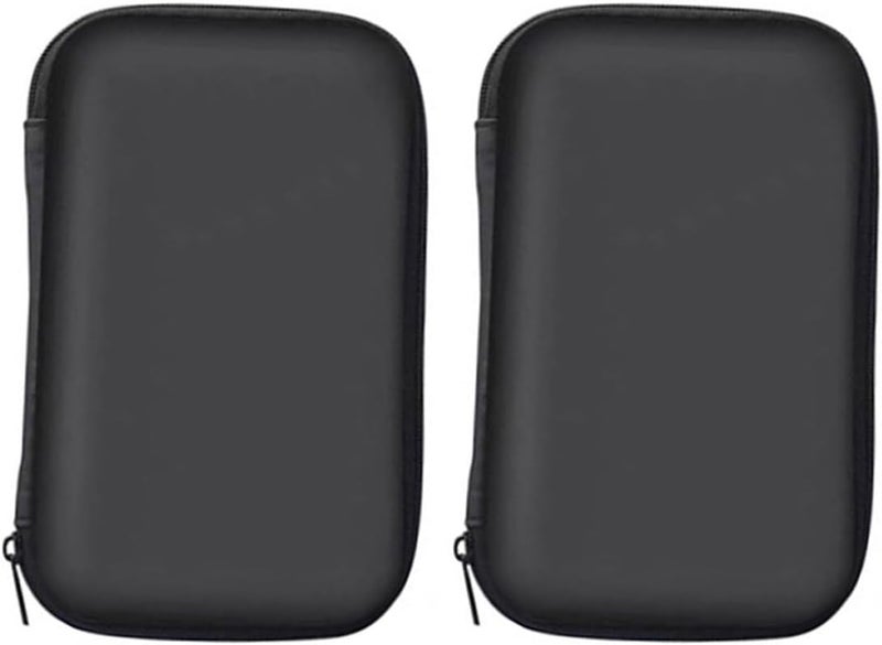 Kisangel 2pcs Shockproof Eva Hard Drive Case and Digital Accessories Organizer Bag, Compact 12x10x4cm Travel Carrying Pouch for External Hard Drive Storage - Image 1