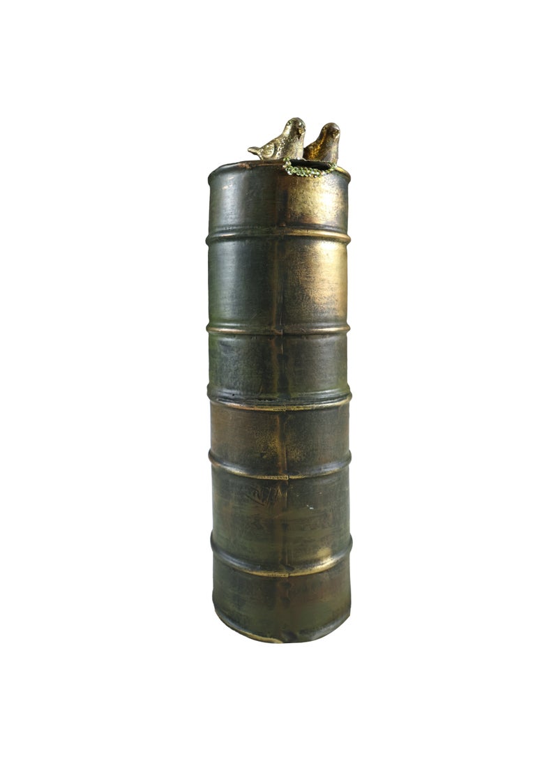 The Silent Authority Handcrafted Resin Sculpture, Antique Gold Finish, Conceptual Luxury Décor, Collector's Edition - Image 5