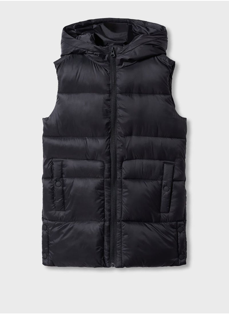 MANGO - Kids Essential Bomber Jacket - Image 1