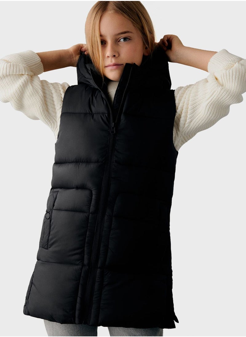 MANGO - Kids Essential Bomber Jacket - Image 1