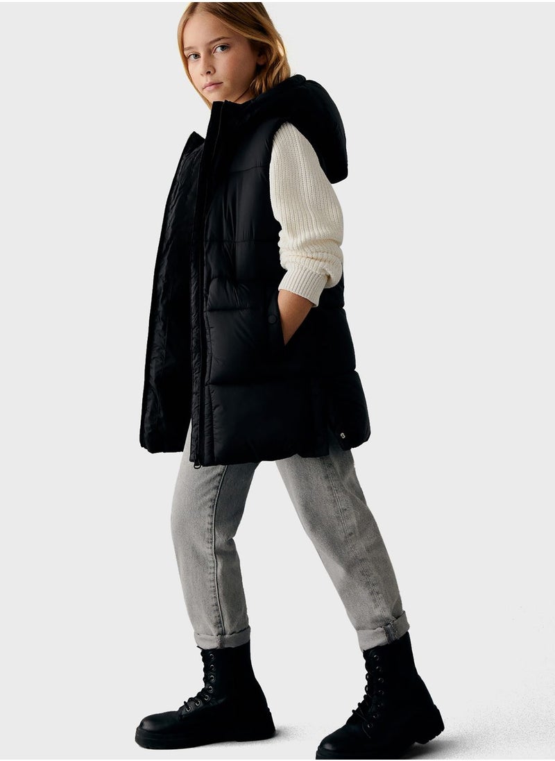 MANGO - Kids Essential Bomber Jacket - Image 1