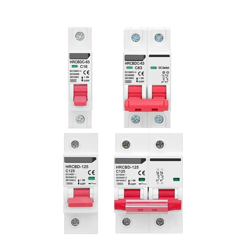 Circuit Breaker 2P DC 1000V Solar Mini Circuit Breaker for PV System - Miniature MCB 6A-125A(1P,32A) - Image 1
