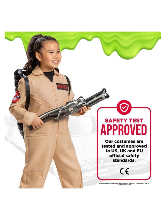 Disguise Disguise Ghostbusters Costume for Kids, Official Ghostbusters Classic Jumpsuit with Proton Pack Accessory, Child Size Large (10-12) - Image 5