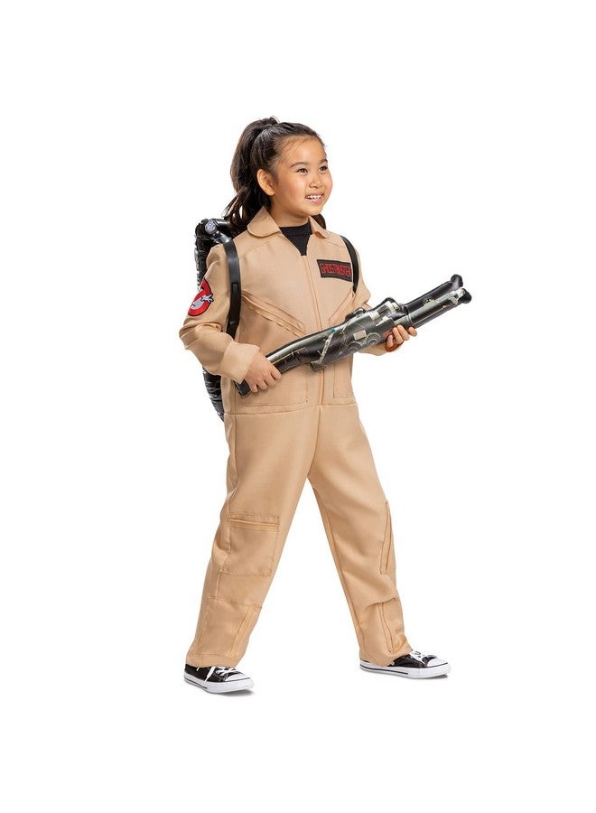 Disguise Disguise Ghostbusters Costume for Kids, Official Ghostbusters Classic Jumpsuit with Proton Pack Accessory, Child Size Large (10-12) - Image 1
