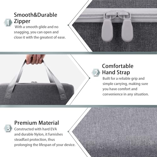 khanka for Cricut Joy Xtra Smart Cutting Machine Case,Case Only (Gray) - Image 5