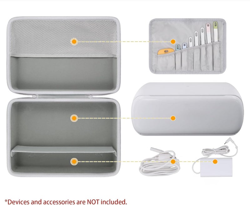 khanka for Cricut Joy Xtra Smart Cutting Machine Case,Case Only (Gray) - Image 4