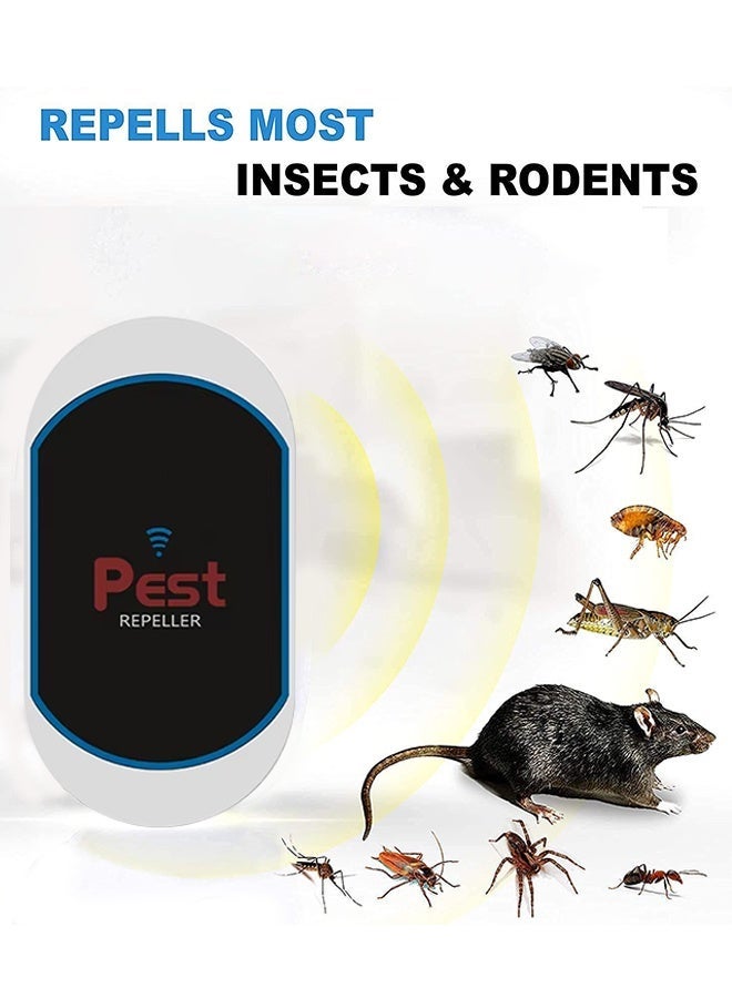 4PCS Upgraded Ultrasonic Pest Repellent Plug in Mosquito Bug Rat Cockroach Repeller Eco-Friendly Silent Safe for Kids Pets - Image 3