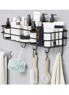 VOGMAX Bathroom storage shelves Seamless installation - black  - Image 1