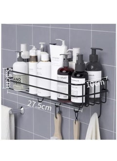 VOGMAX Bathroom storage shelves Seamless installation - black  - Image 2