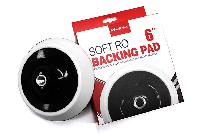 Maxshine 6" Universal Professional Rotary Polisher Backing Pad – High-Performance 150mm Hook & Loop Plate – 5/8" Thread – Compatible with All Rotary Polishers for Car Detailing - Image 4