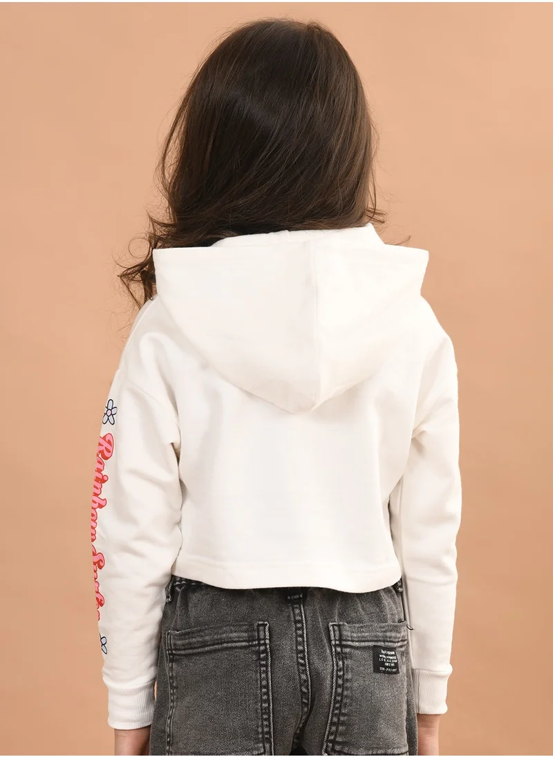 ليلك Girls Full Sleeves Sweatshirt