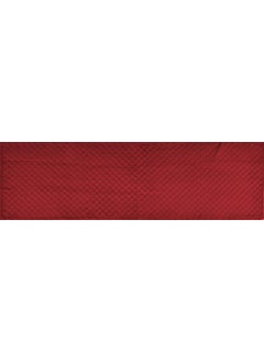 YUKU YUKU 200TC Solid Quilted Velvet Single Bed Runner Scarf with Matching Cushion Covers Set for BedroomsHotel RoomsGuest Rooms Maroon  - Image 3