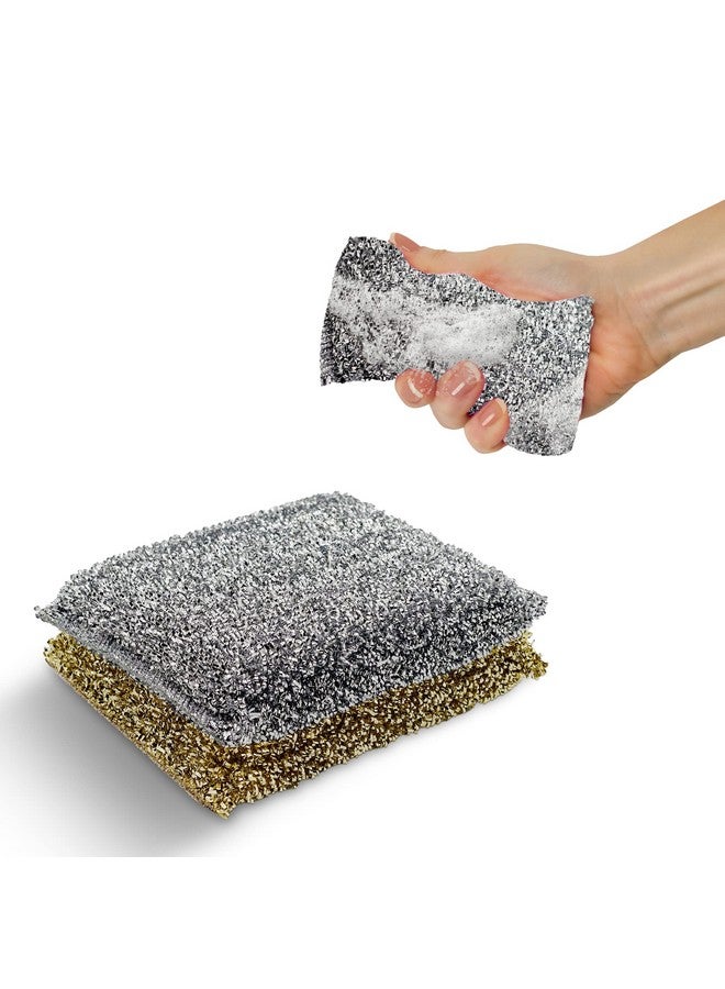 DR. SCHAVIT Perfect Scour 2 Pack Scrub Sponges For Kitchen Multipurpose Nonscratch Sponge With Heavy Duty Scouring Power Soft And Fast Cleaning Scrubber For Cleaning Dishes Pans Pots And Hard Stains - Image 1