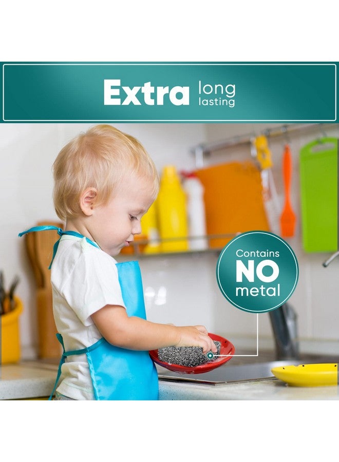 DR. SCHAVIT Perfect Scour 2 Pack Scrub Sponges For Kitchen Multipurpose Nonscratch Sponge With Heavy Duty Scouring Power Soft And Fast Cleaning Scrubber For Cleaning Dishes Pans Pots And Hard Stains - Image 3