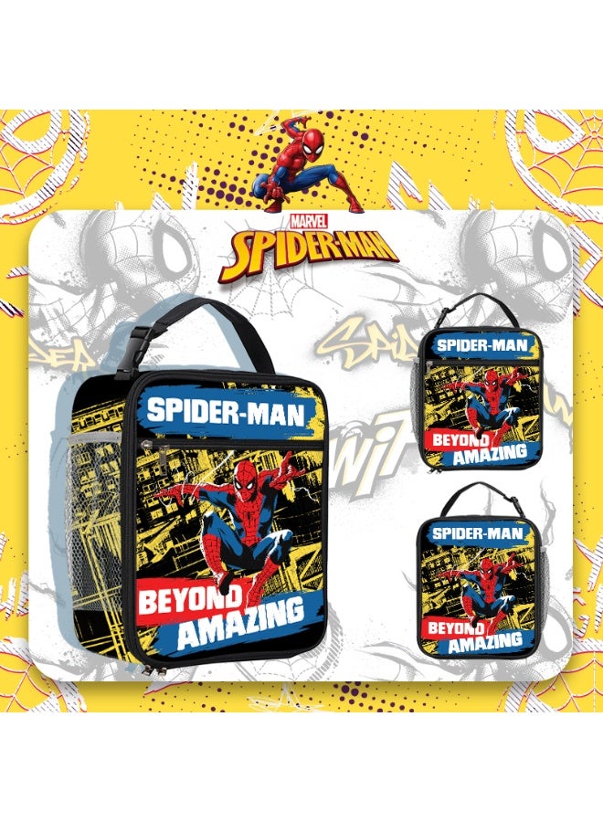 MARVEL Spider-Man student prize, unisex, large capacity lunchbox organizer, suitable as a student prize. - Image 1