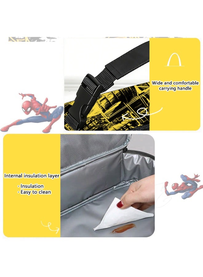MARVEL Spider-Man student prize, unisex, large capacity lunchbox organizer, suitable as a student prize. - Image 5