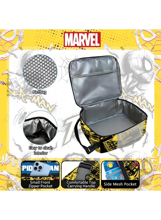 MARVEL Spider-Man student prize, unisex, large capacity lunchbox organizer, suitable as a student prize. - Image 4