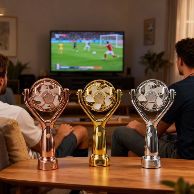 2026 World Cup Soccer Handheld Fan USB Outdoor Turbo High-Speed Gift - Image 4