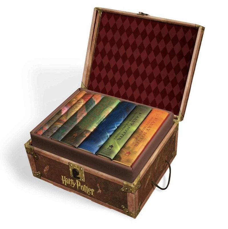 Harry Potter Books Set #1-7 in Collectible Trunk-Like Toy Chest Box, Decorative Stickers Included by Harry Potte - Image 5