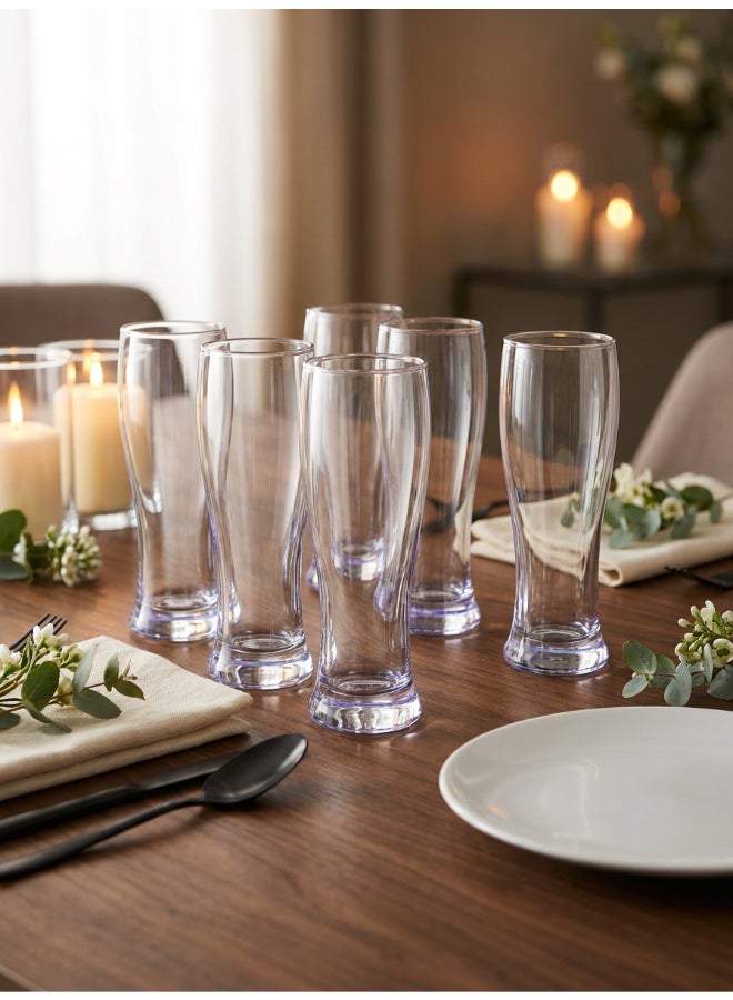 Luminarc Brown 6 Piece Tumbler 285ml Drinking Set For Juice, Water, Soft Drinks, Hard Drink, Hot Beverages - Image 4