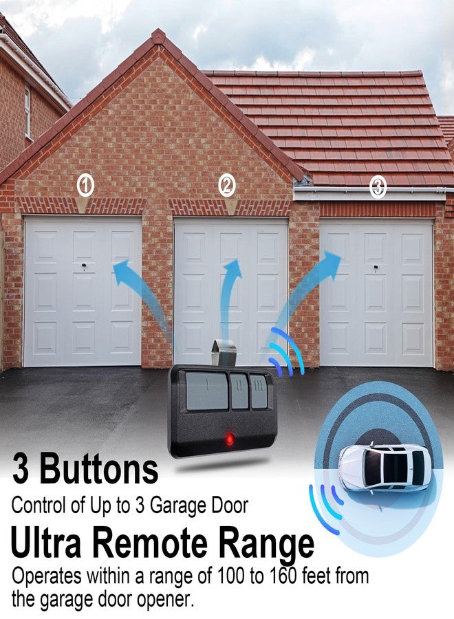 GIOATY 2 for Universal Chamberlain Craftsman LiftMaster Garage Door Opener Remote, Replaces 893LM 893Max 971LM, 1993 to Present Garage Clicker, no Wait Wireless Keypad Keyless Entry, Safe Security+2.0 - Image 4