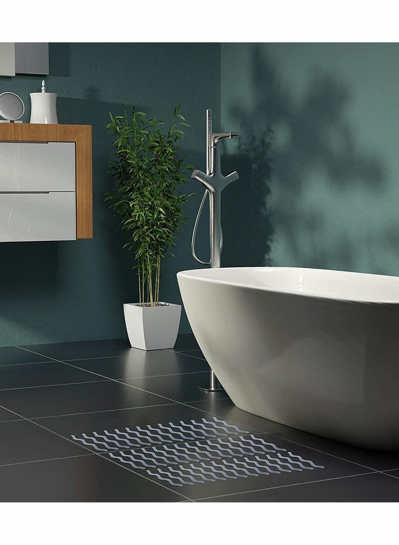 Non-Slip Shower Stickers for Safety and Comfort - Anti Slip Tub Stickers for Bathroom Floor - Non Skid Shower Mats for Elders and Kids - Image 4