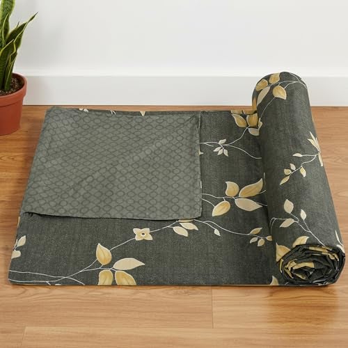 Fresh From Loom Reversible Rajai Cover/Blanket Cover/Quilt Cover/Comforter Cover Super Soft Microfiber Cotton Single Bed Duvet Cover with Zipper, (60 x 90 inch, Pack of 1) - Image 2