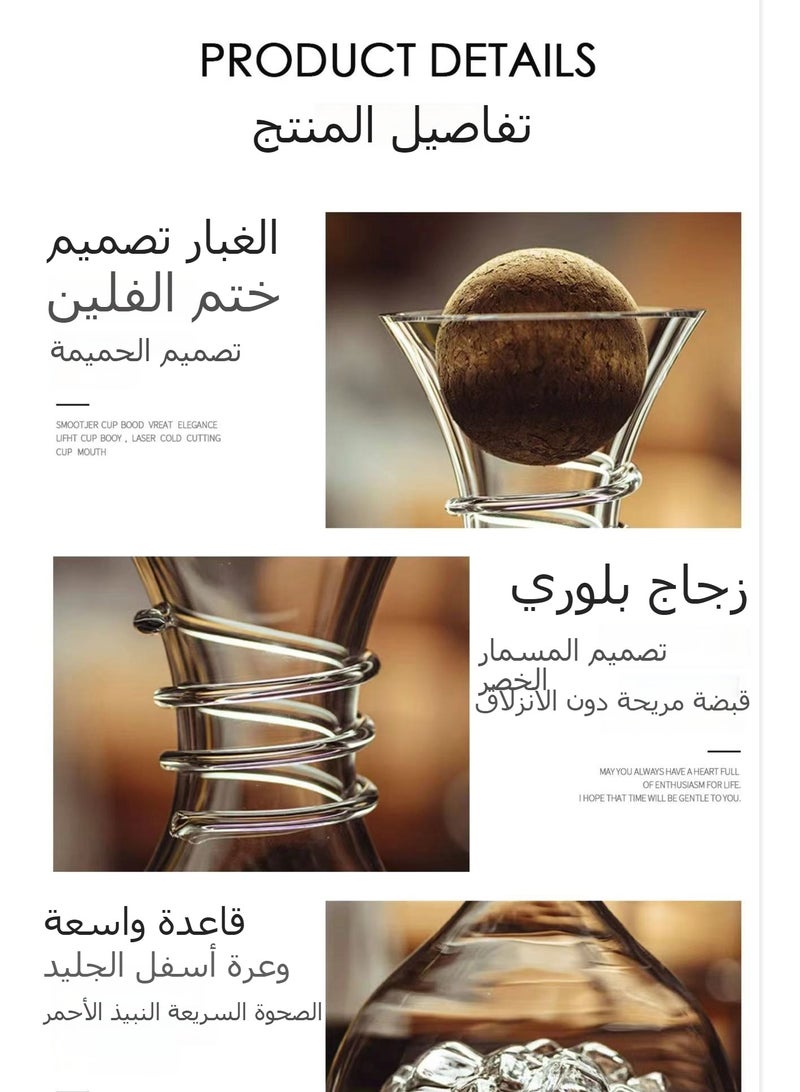 China Made ICEBERG · Glacier Series Rotating Decanter - Image 4