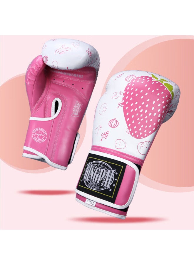 Competing pie Jingpai Boxing Gloves For Children And Adults, Women's Gloves, Fighting, Muay Thai, Sanda Training, Professional Combat, Punching Bag, 6oz - Image 4