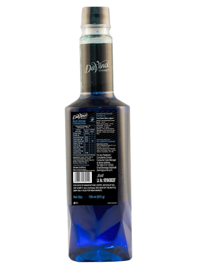 Pocket Kitchen DaVinci Gourmet Blue Ocean Flavoured Syrup 750ml (Pack of 2) | Vibrant Blue Drink Syrup for Mocktails, Slushies, Coolers, Cocktails & Creative Summer Beverages - Image 5