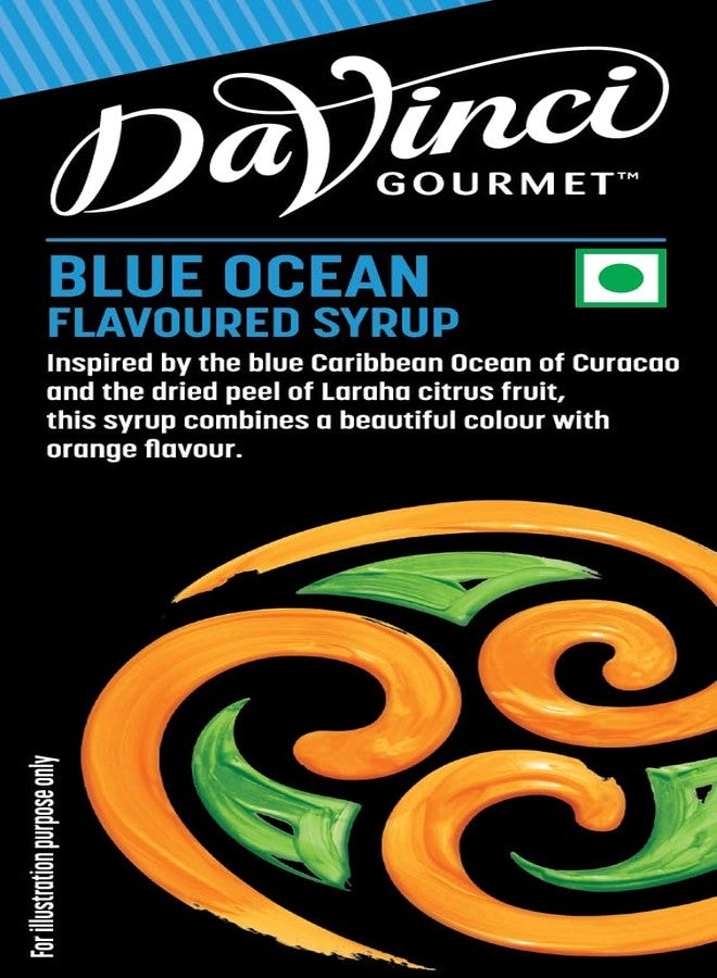 Pocket Kitchen DaVinci Gourmet Blue Ocean Flavoured Syrup 750ml (Pack of 2) | Vibrant Blue Drink Syrup for Mocktails, Slushies, Coolers, Cocktails & Creative Summer Beverages - Image 3