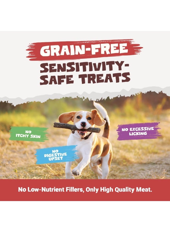 Pets Purest Beef Strips Dog Treats, Air-Dried Beef Sticks - 100% Natural Dog Chews, Grain Free, High Protein, Raw Dog Treats Suitable for Puppy & Senior - 100g - Image 4