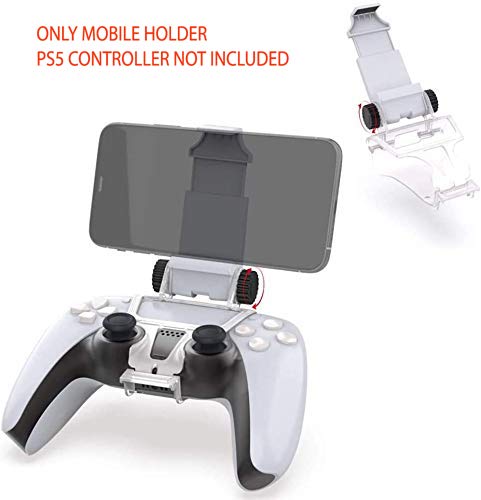 New World Mobile Phone Clip Holder for PS5 Controller Foldable Mobile Phone Stand Mount Clamp Bracket with Adjustable Stand for PlayStation 5 Wireless Controller (PS5 Controller Not Included) - Image 5
