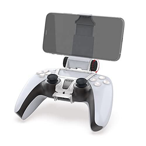 New World Mobile Phone Clip Holder for PS5 Controller Foldable Mobile Phone Stand Mount Clamp Bracket with Adjustable Stand for PlayStation 5 Wireless Controller (PS5 Controller Not Included) - Image 4