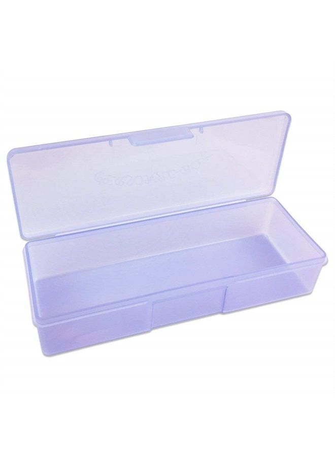 Beauticom Personal Box Storage Case for Professional Manicurist Nails Pedicure (Large Size) (4 Pieces, PURPLE) - Image 4