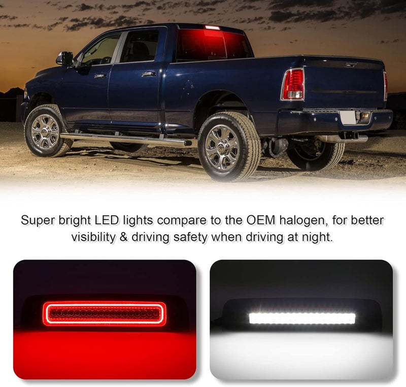 SHINEFIT LED Third Brake Light Assembly for Ram 1500, 2500, 3500 (2009-2018) - Image 2