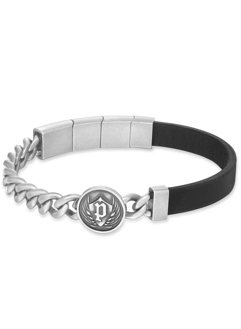 بوليس Bracelet for Men in Silver and Black