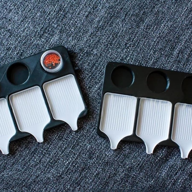 Circular Adjustable Dividers Craft Tray For Bead Storage Jewelry Making Rhinestones Sorting - Image 4