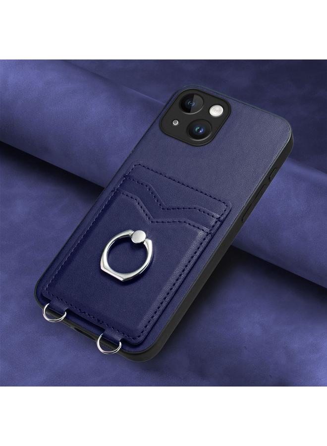 اس-توب جراب لهاتف iPhone 13 mini R20 مع حامل بطاقات على شكل حلقة - Image 2