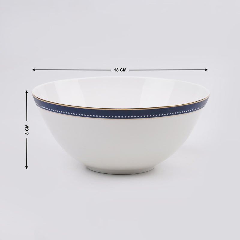 Home Centre Altius Winter Sky Bone China Printed Cereal Bowl - 800ml - Image 3